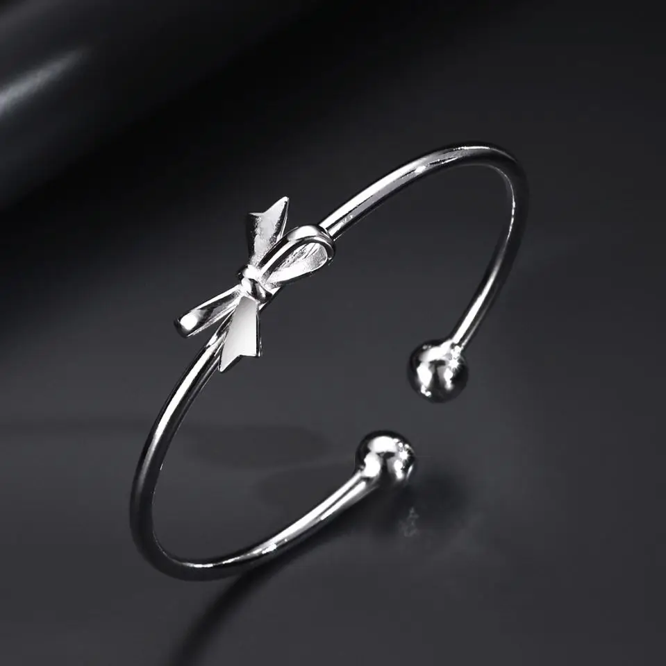 Tie Clip Silver - 925 Sterling Silver Cute Woman Romantic