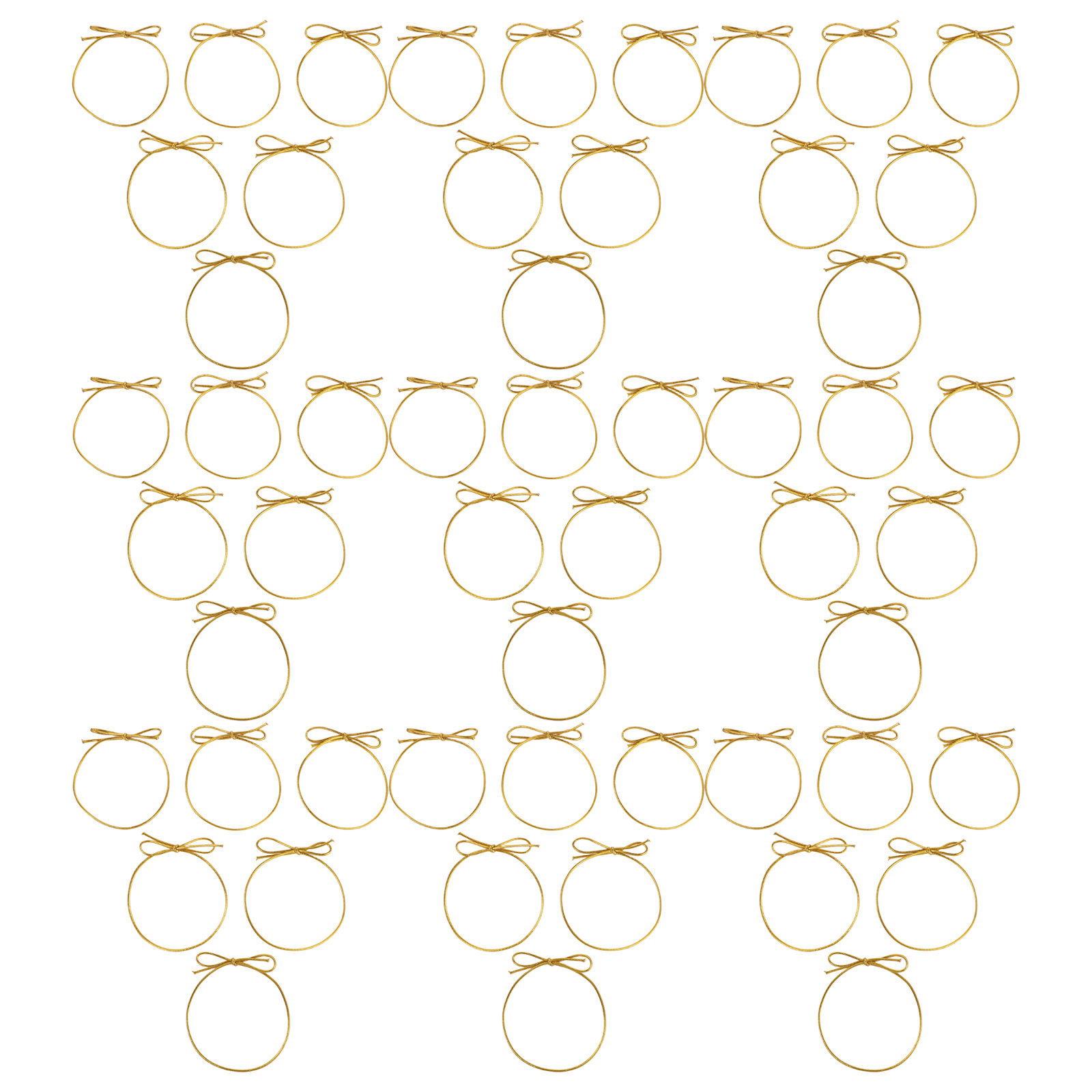 100Pcs Elastic Gift String Tie - Bow Tie Pre Tied ulasan dan harga