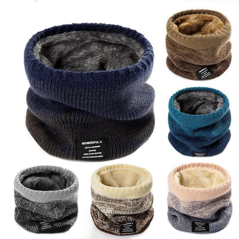 Winter Scarf for Men Fleece Ri - Muffler Men Wool ulasan dan harga
