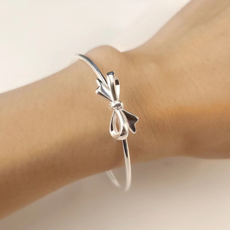 925 Sterling Silver Cute Woman - Tie Clip Silver ulasan dan harga