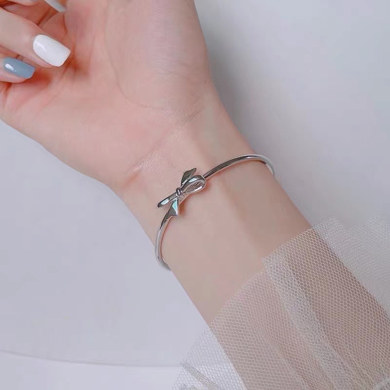 925 Sterling Silver Cute Woman - Tie Clip Silver ulasan dan harga