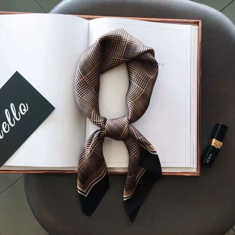 New Fashion Zebra Printed Squa - Scarf Silk Square ulasan dan harga