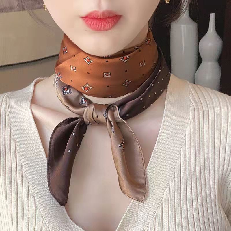 New Fashion Zebra Printed Squa - Scarf Silk Square ulasan dan harga