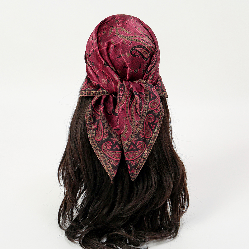 Luxury Silk Scarf 70*70cm Squa - Face Scarf Mask ulasan dan harga