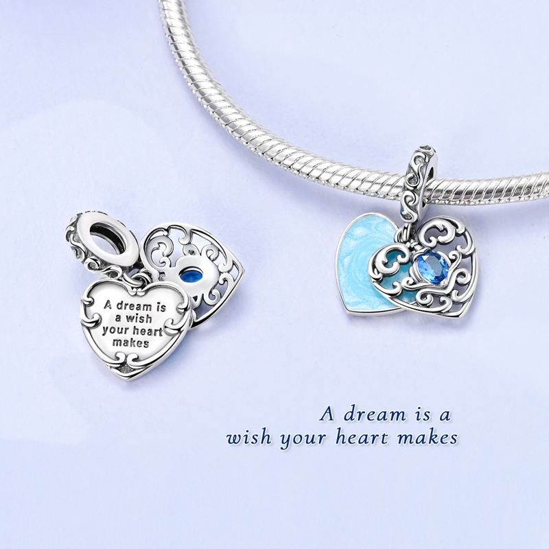 New 925 Sterling Silver Charms - Tie Clip Silver ulasan dan harga